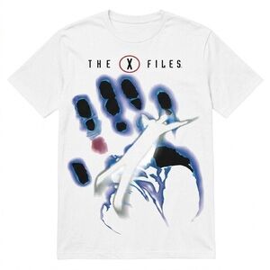 White Graphic Tee - Classic Logo Handprint